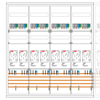 Preview: Zählerschrank 14 Zähler, Verteiler, APZ | eHZ | SCHIEGL (links)